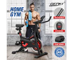 GENKI Fitness Spin Bike Indoor Cycling Home Exercise Adjustable Belt Drive Stationary Bicycle Workout
