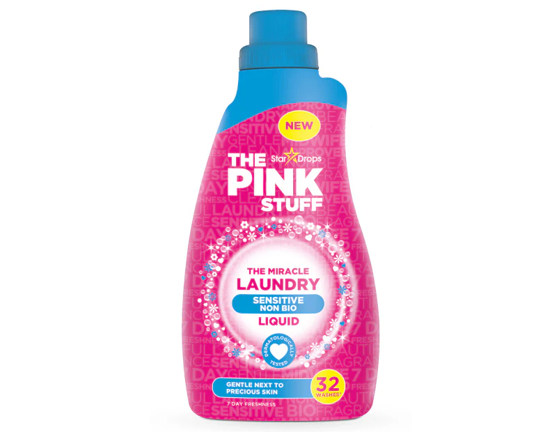 Stardrops The Pink Stuff Sensitive Non-Bio Laundry Liquid 960mL