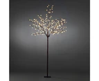 Christmas Artificial Tree Decoration Cherry Ball LED Tips Branch Tree Animated Outdoor - Warm White