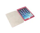 Protective Smart PU Leather Case Cover for Apple iPad Air 1 - Dark Pink