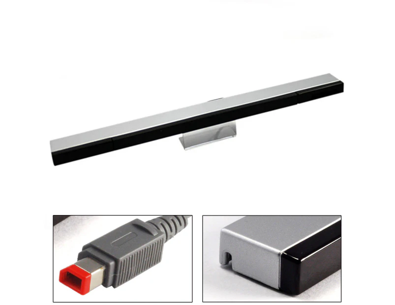 New Wired Infrared Motion Sensor Bar with Stand for Nintendo Wii / Wii U Console
