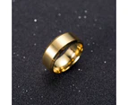 Eclectic Collection Unisex Stainless Steel Ring - black