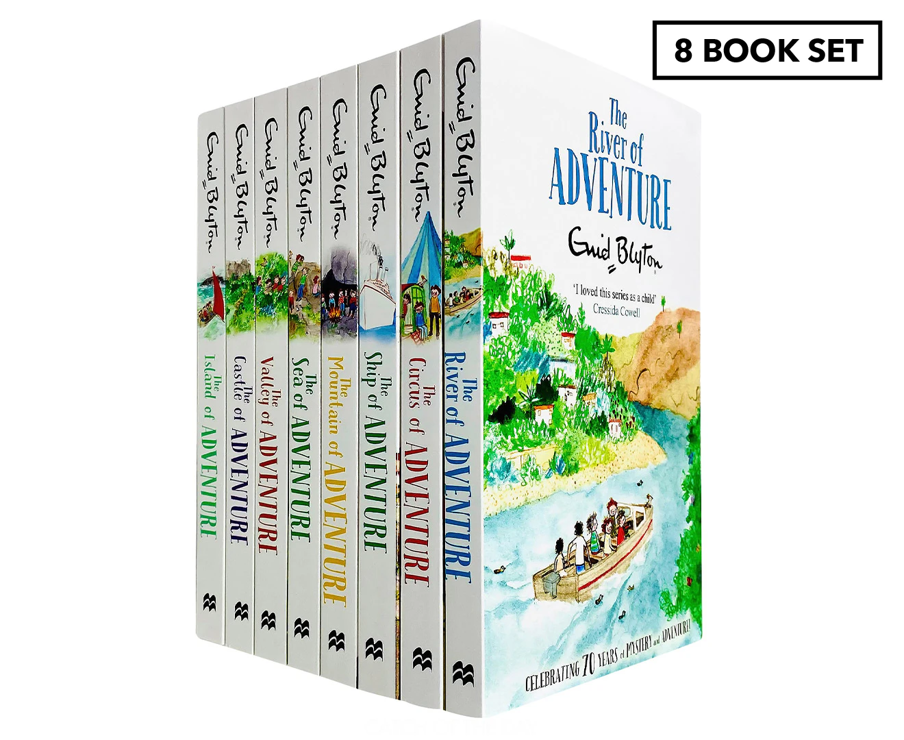 8pc Hachette Enid Blyton Adventures Storytelling Book Novel Collection Set 8y+