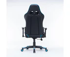 Gaming Chair Ergonomic Racing chair 165o Reclining Gaming Seat 3D Armrest Footrest Green Black