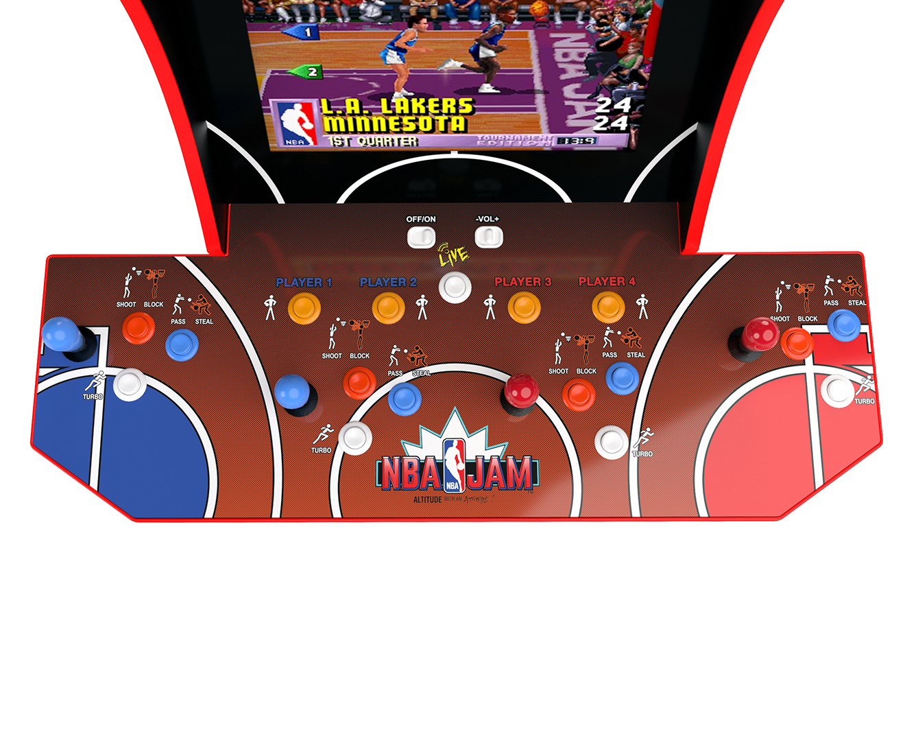 arcade1up nba jam arcade w stool special edition