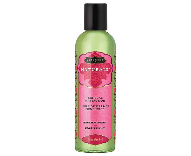 Kamasutra Naturals Sensual Massage Oil Strawberry Dreams-59ml