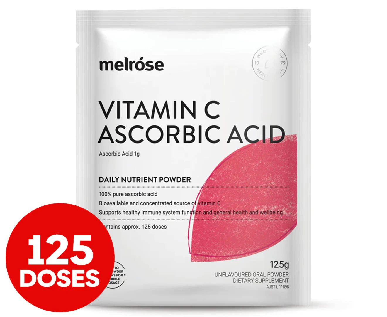 Melrose Vitamin C Ascorbic Acid Powder 125g