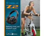 TREBLAB Z2 - Bluetooth Headphones Over Ear| 35H Battery Life| Active Noise Cancelling Headphones with Mic|Wireless Headphones for Work, TV, PC, Phone Calls