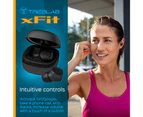 TREBLAB Xfit - True Wireless Earbuds, Bluetooth 5.0|30H Battery Life in Ear Headphones |Small Bluetooth Earbuds | IPX6 Waterproof Sport Earbuds for Workout