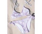 Sophia Bikini Bottoms - Lilac Floral