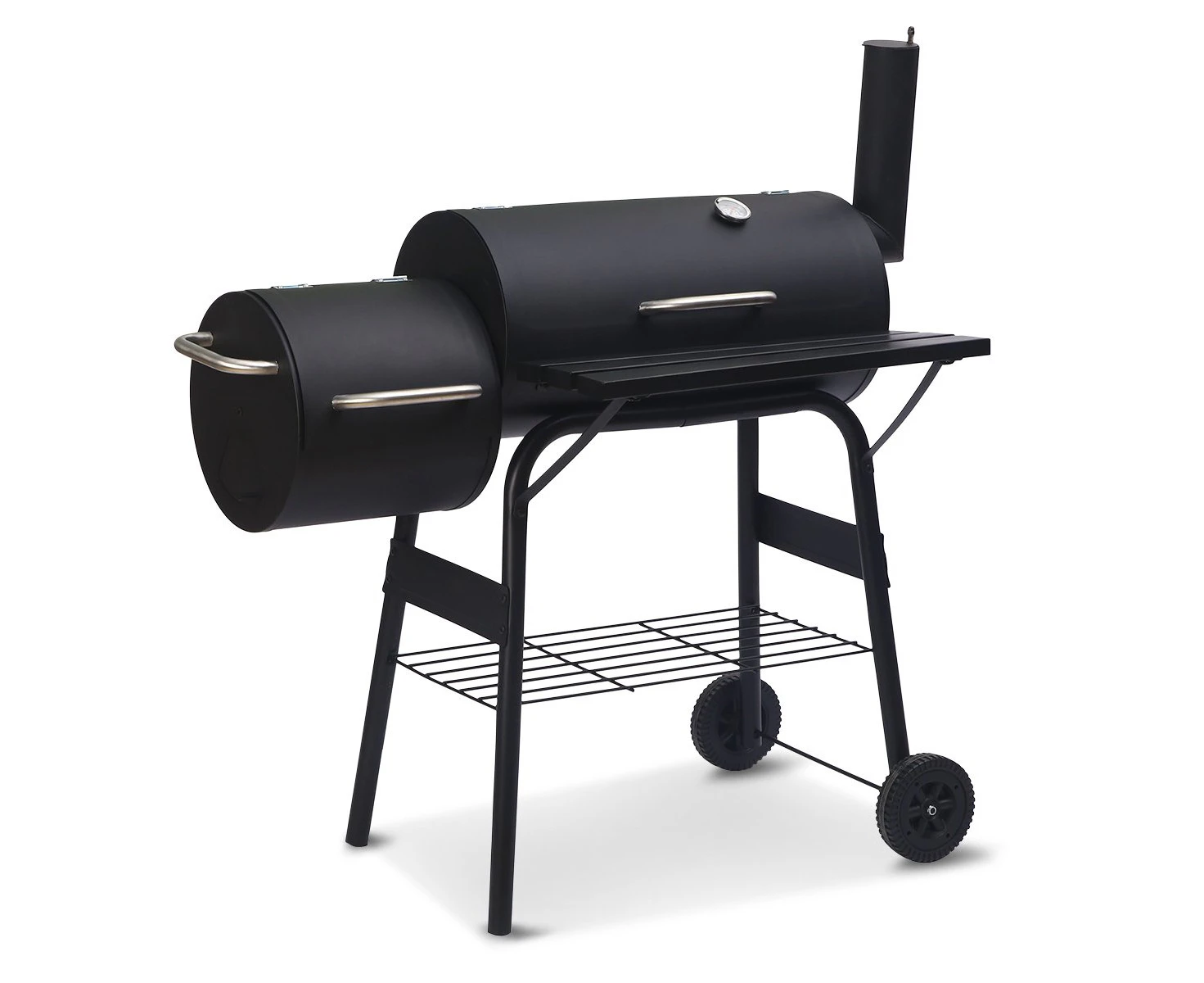 Wallaroo 2-in-1 Outdoor Barbecue Grill & Offset Smoker