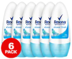 6 x Rexona Women Motion Sense Roll-On Deodorant Shower Fresh 50mL