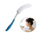 Daxstar Long Anti-Slip Curve Handled Bath Body Brush Exfoliate Bath Brush-Blue