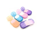 Daxstar 5 Packs Portable Disposable Travel Washing Hand Bath Soap Sheets-Multicolour