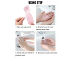 Daxstar 3 Packs Mini Portable Travel Soap Paper Sheets Disposable Hand Washing-BlueGreenPink
