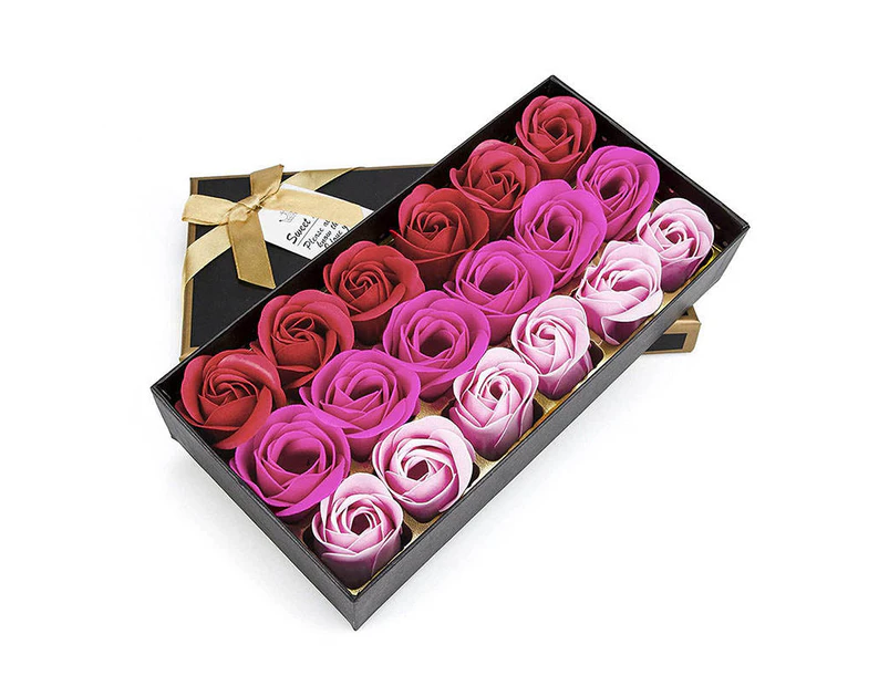 Daxstar Floral Scented Bath Soap Rose Set Flower Petals for Girl Moms-Pink