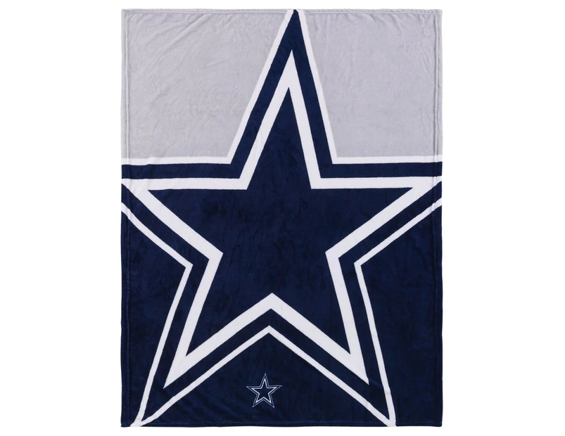 Dallas Cowboys NFL Supreme Slumber Plush Throw Blanket - Multi