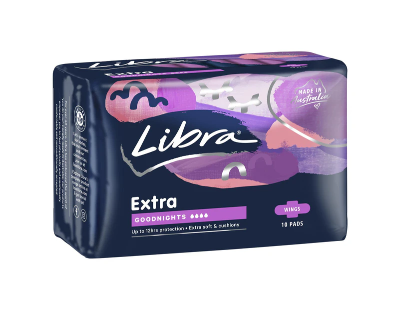 Libra Goodnights Pads 10 Pack