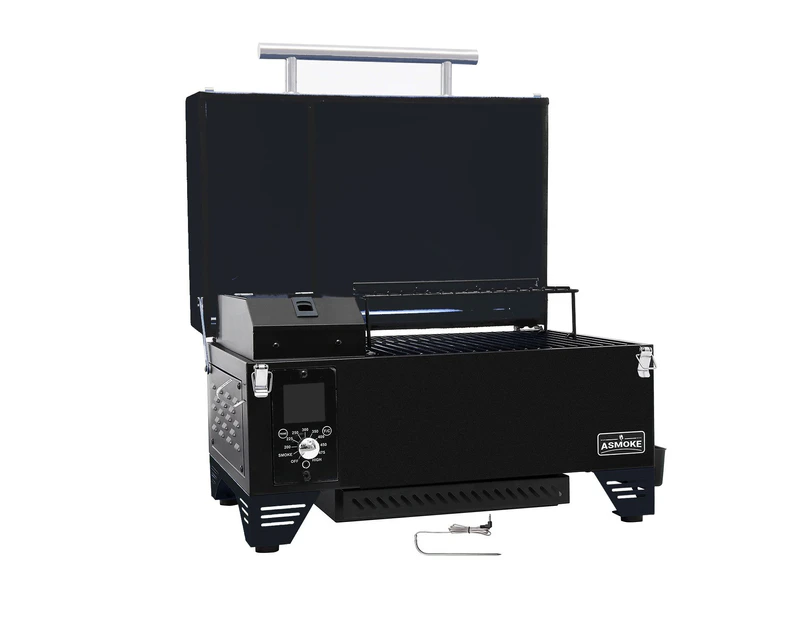 AS350 Portable Wood Pellet Grill and Smoker Revolutionary ASCA System™ Cinder Black
