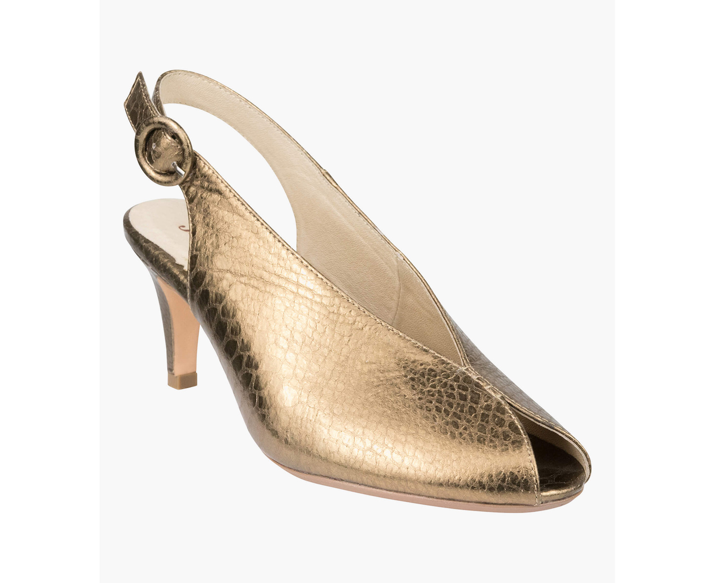 Bronze best sale slingback shoes