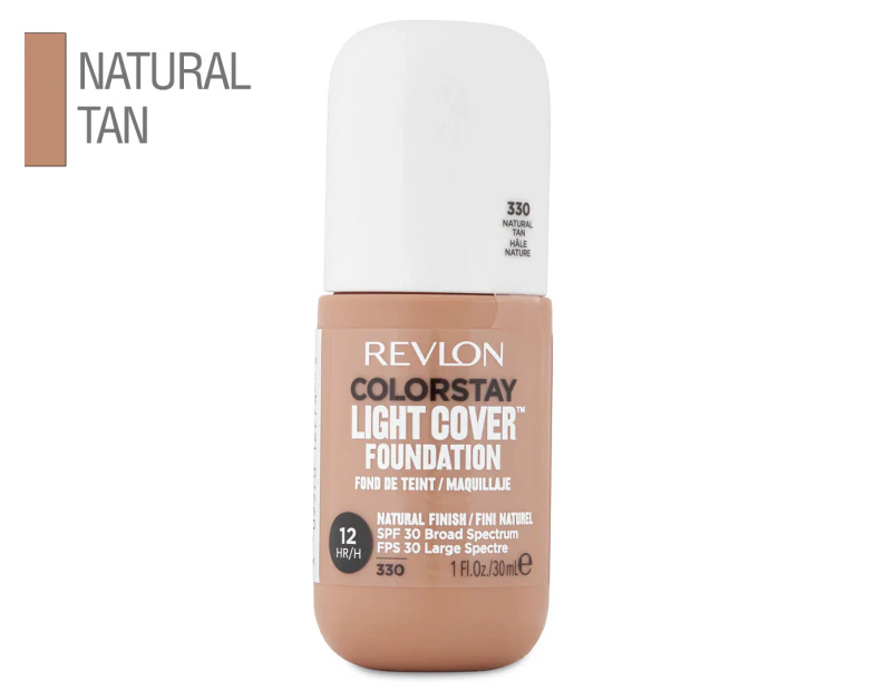Revlon ColorStay Light Cover Foundation 30mL - Natural Tan