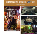 KOMAN 28cm Grey Shinewon Vinch IH Wok Wokpan Non-stick Induction Ceramic + Glass Lid