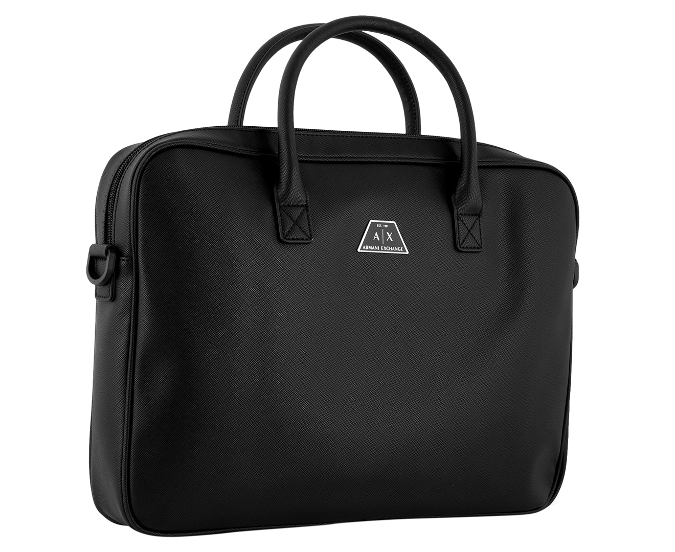 Armani Exchange Briefcase Bag Black Catch .au