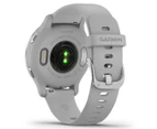 Garmin Venu 2S 40mm Silicone Smart Watch - Mist Grey/Silver