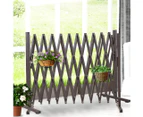 Garden Security Fence Gate Gate Metal Indoor Outdoor Expandable Barrier Traffic