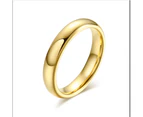 Tungsten  Gold Matching Wedding Ring for Couple