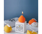 Orange Circular Scented Candle