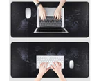 EZONEDEAL XX Large Professional Mouse Pad & Extended Keyboard Gaming Mouse Map Mat For Desktop, Office and Home - 35.40X11.8X0.12- Black