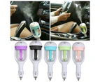 EZONEDEAL Car Air Humidifier Aroma Aromatherapy Mini Essential Oil Diffuser Purifier Freshener Suit for Water Soluble - Black