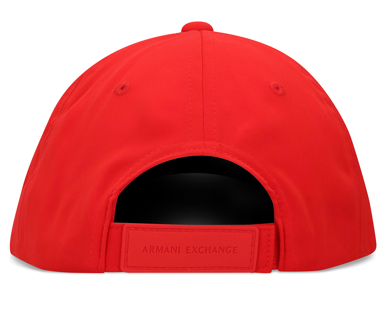 Armani Exchange Rubber Logo Baseball Hat Absolute Red Catch .au