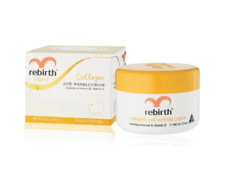 Rebirth-Collagen Anti-Wrinkle Cream with Evening Primrose and Vitamin E 100ml