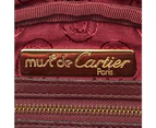 Cartier Preloved Must de Cartier Leather Crossbody Bag Women Red - Designer - Pre-Loved