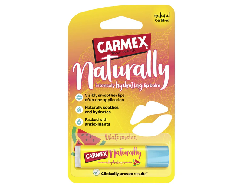Carmex Naturally Watermelon Intensely Hydrating Lip Balm