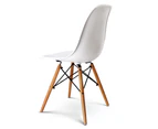 Artiss 4x Retro Replica Eames DSW Dining Chairs Office Chair Cafe Kitchen White