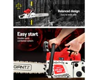 Giantz 62cc Petrol Chainsaw Commercial 20" Bar E-Start Top Handle Chain Saw