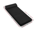 Giselle Bedding Foldable Mattress Folding Foam Bed Mat Black