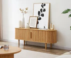 Lifely Kate Column TV Stand in Natural 160cm