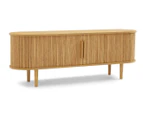 Lifely Kate Column TV Stand in Natural 160cm