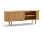 Lifely Kate Column TV Stand in Natural 160cm