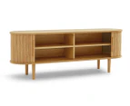 Lifely Kate Column TV Stand in Natural 160cm