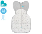 Love To Dream 3.5 Tog Swaddle Up Sleep Bag - Moonlight White