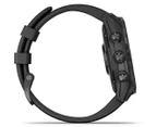 Garmin Fenix 7 Solar 47mm Silicone Smart Watch - Slate Grey/Black