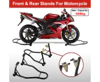 Advwin Motorcycle Maintenance Stands Heavy Duty Front & Rear Motorbike Paddock Stands