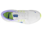Nike Women's Quest 4 Road Running Shoes - Summit White/Game Royal/Volt Glow/Purple