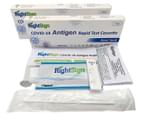 RightSign COVID-19 Rapid Antigen Test 2pk + Nano 3 Ply Disposable Face Masks 50pk - Black 3