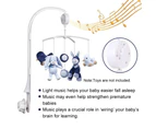 Baby Crib Mobile Bed Bell Arm Holder + Wind-up Music Box DIY Toy Gift